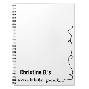 Personalisiert Scribble Pad Notizblock