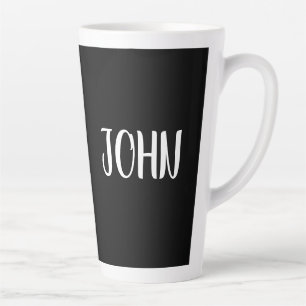 PERSONALISIERT SCRIPT CUSTOM LATTE KAFFEE TASSE