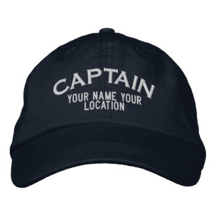 Personalisiert Sea Captain Hat Bestickte Kappe