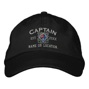 Personalisiert Sea Captain Nautical Australia Flag Bestickte Kappe