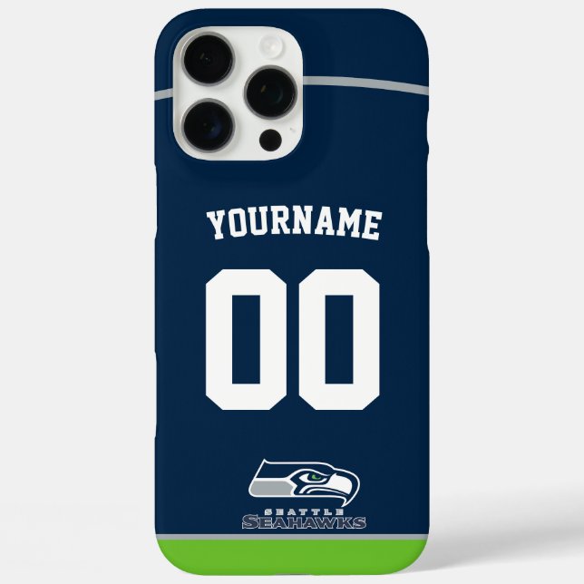 Personalisiert Seahawks Jersey American Football Case-Mate iPhone Hülle (Rückseite)