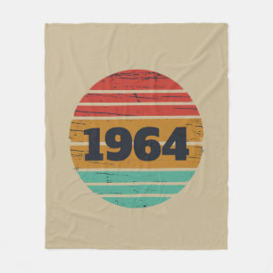 Personalisiert sechzig Vintagen Geburtstagsgeschen Fleecedecke