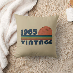 Personalisiert sechzig Vintagen Geburtstagsgeschen Kissen