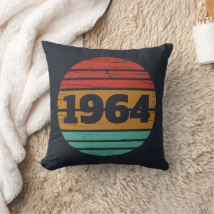 Personalisiert sechzig Vintagen Geburtstagsgeschen Kissen