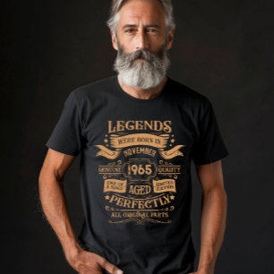 Personalisiert sechzig Vintagen Geburtstagsgeschen T-Shirt