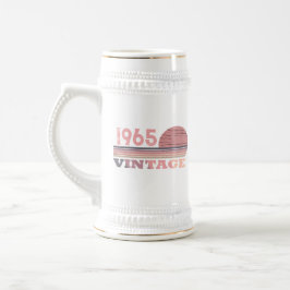 Personalisiert sechzigste Vintage 60. Geburtstagsp Bierglas