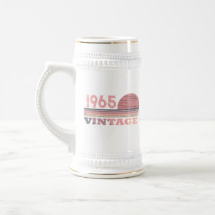 Personalisiert sechzigste Vintage 60. Geburtstagsp Bierglas