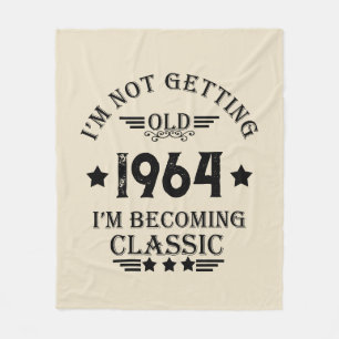 Personalisiert sechzigste Vintage 60. Geburtstagsp Fleecedecke