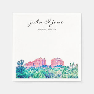 Personalisiert Sedona Arizona Napkins Serviette