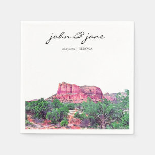 Personalisiert Sedona AZ Napkins Serviette
