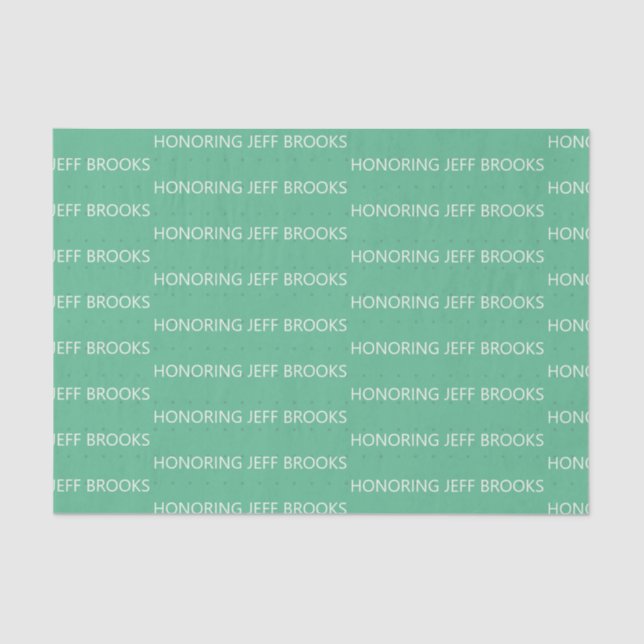 Personalisiert Seidenpapier (Vorderseite)