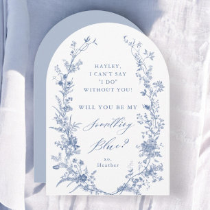 Personalisiert sein, was ich für einen blauen Vors Einladung