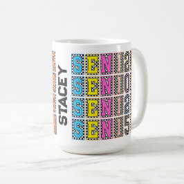 Personalisiert Senior 2025 Kaffeetasse