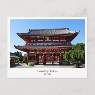 Personalisiert, Sensō-ji-Tempel, TOKYO, Japan Postkarte