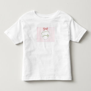 Personalisiert Serenity Baby Girl Kinderzimmer Bow Kleinkind T-shirt