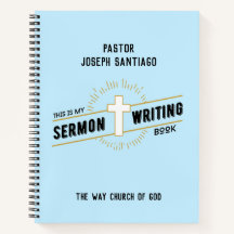 Personalisiert sermon Writing Notebook