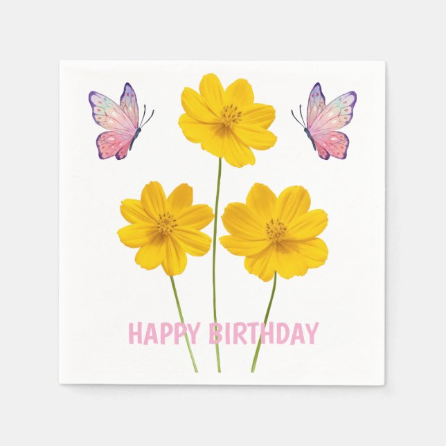 Personalisiert Serviette (Vorderseite)