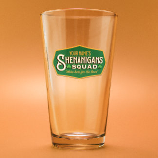 Personalisiert Shenanigan-Pint Glas