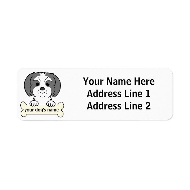 Personalisiert Shih Tzu (Vorne)