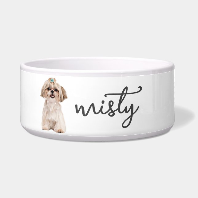 Personalisiert Shih Tzu Food Napf (Vorderseite)