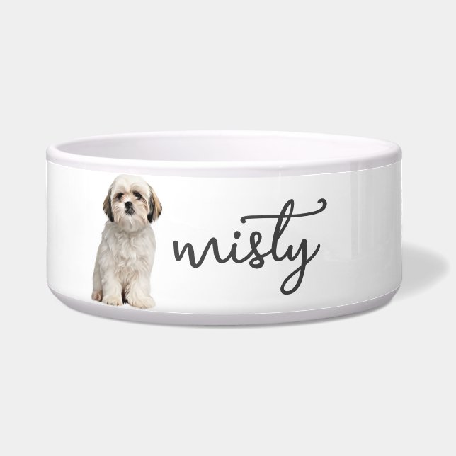 Personalisiert Shih Tzu Food Napf (Vorderseite)