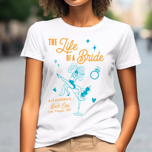 Personalisiert Showgirl Bach Era Bride Bachelorett T-Shirt