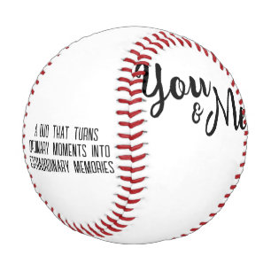 Personalisiert Sie und ich Baseball