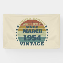 Personalisiert siebzig Vintagen 70. Geburtstag Banner