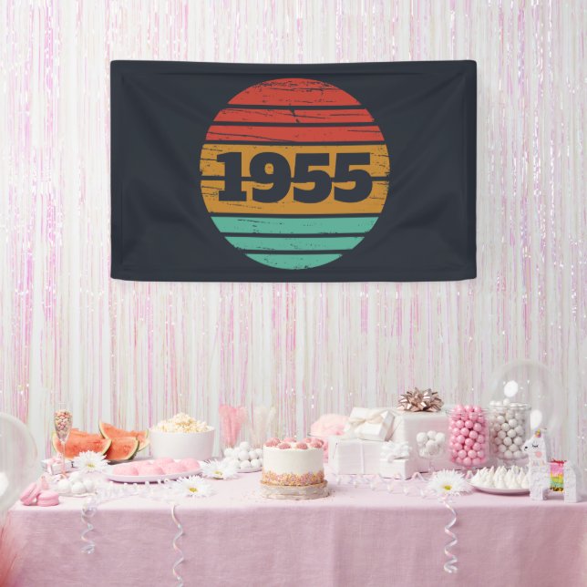 Personalisiert siebzig Vintagen 70. Geburtstag Banner (Party)