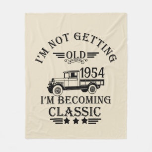 Personalisiert siebzig Vintagen 70. Geburtstag Fleecedecke