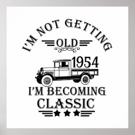 Personalisiert siebzig Vintagen 70. Geburtstag Poster