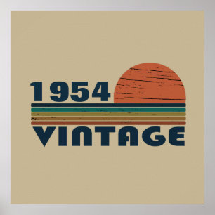 Personalisiert siebzig Vintagen 70. Geburtstag Poster