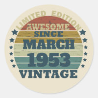 Personalisiert siebzig Vintagen 70. Geburtstag