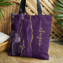 Personalisiert Signature Lila Gold Agate
