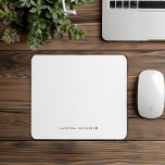 Personalisiert Simple Mousepad<br><div class="desc">Dieses personalisierte,  einfache Mauspad eignet sich hervorragend für... . Die Designmerkmale</div>