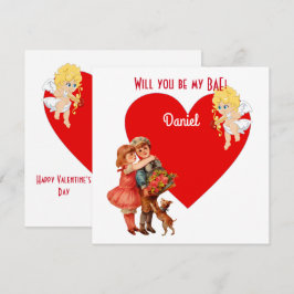 Personalisiert sind Sie meine BAE Cupid Angel Card