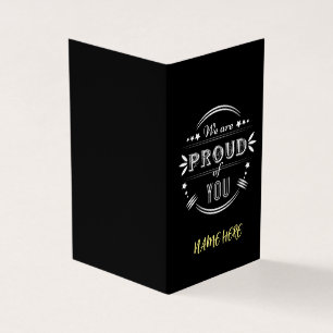 Personalisiert sind wir stolz auf dich