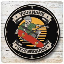 Personalisiert Skateboard Nose Grab Skeleton Skate