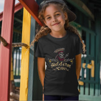 Personalisiert Skeletton Crew Kinder-T - Shirt