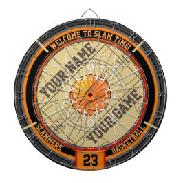 Personalisiert Slam Time Basketball Dartscheibe