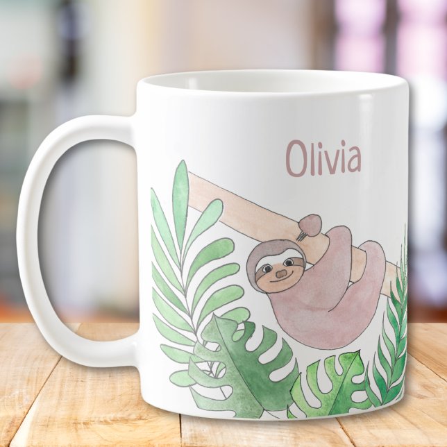 Personalisiert Sloth Kaffeetasse (Von Creator hochgeladen)
