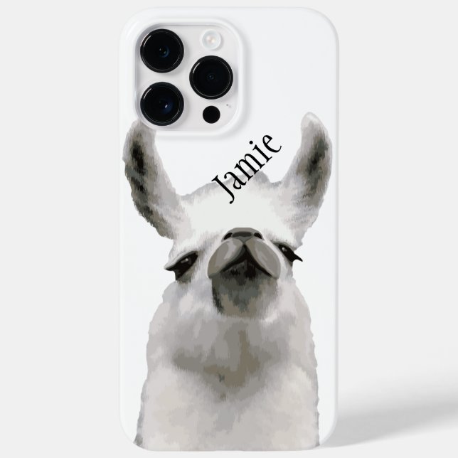 Personalisiert Snooty Snobby Llama Case-Mate iPhone Hülle (Rückseite)