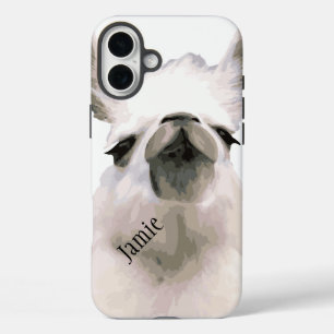 Personalisiert Snooty Snobby Llama iPhone 16 Plus Hülle