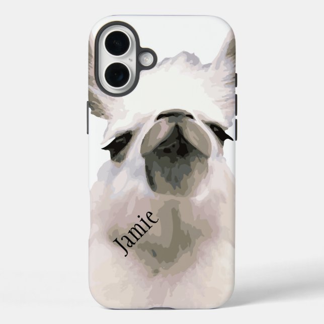 Personalisiert Snooty Snobby Llama Case-Mate iPhone Hülle (Rückseite)