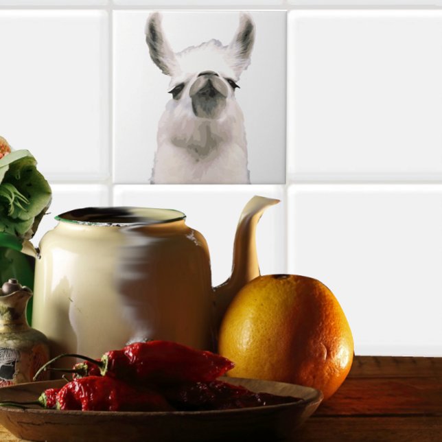 Personalisiert Snooty Snobby Llama Fliese (Von Creator hochgeladen)