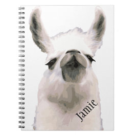Personalisiert Snooty Snobby Llama Notizblock