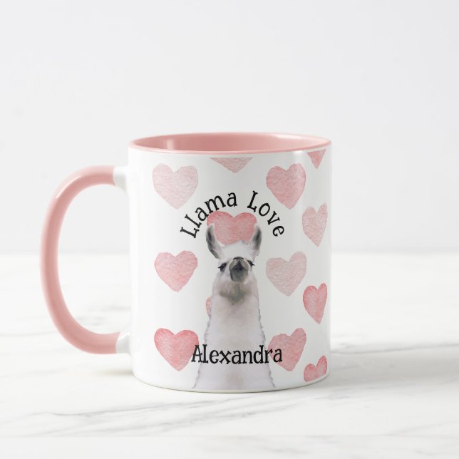 Personalisiert Snooty Snobby Llama Tasse (Links)