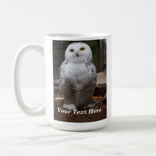 Personalisiert Snowy Owl Foto Tasse