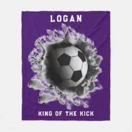 Personalisiert Soccer Fleecedecke