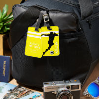 Personalisiert Soccer Mad | Footballer Yellow Trav